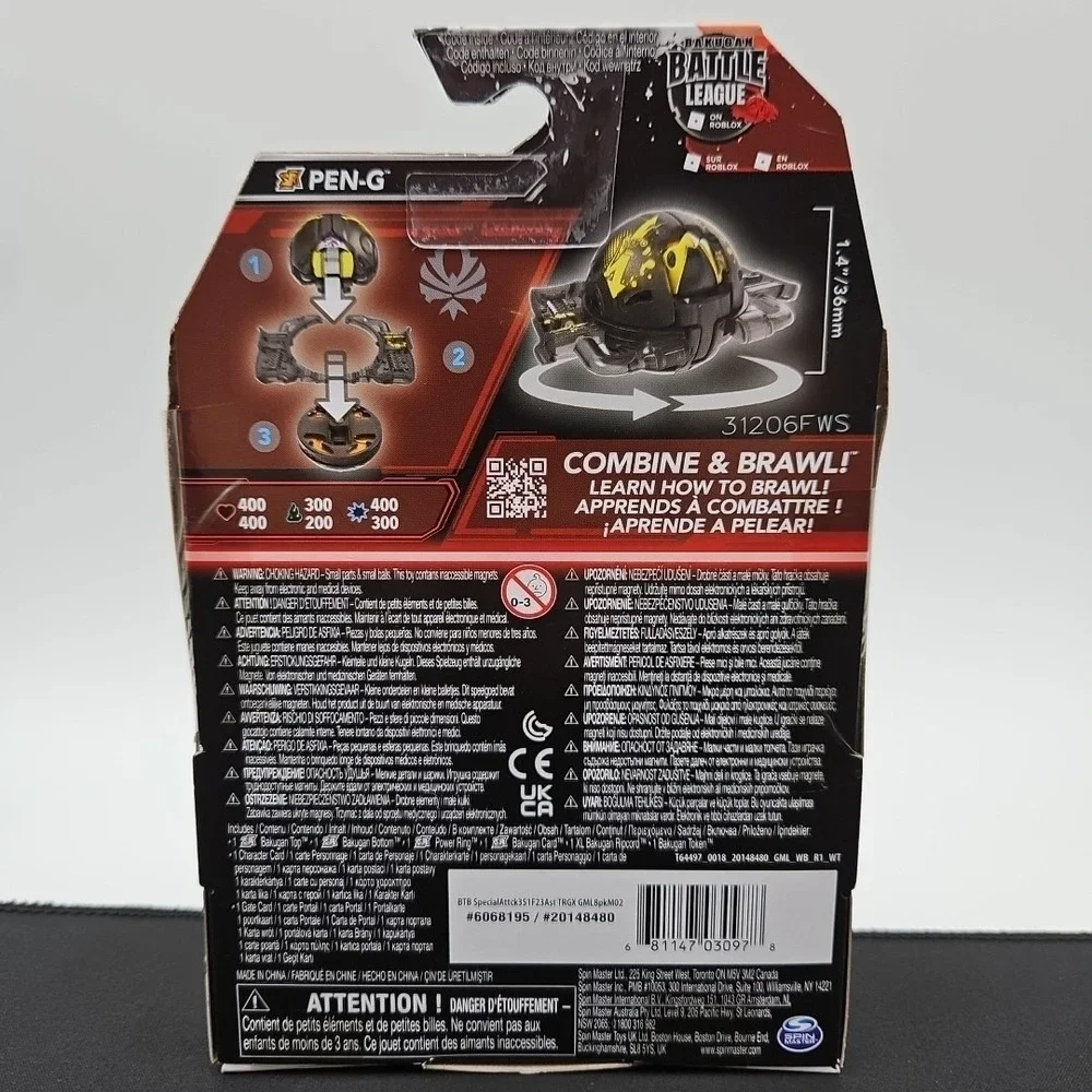 Bakugan Street‎ Brawl Lot of 5 Hammerhead Dragonoid Pen-g Mantid Nillious New